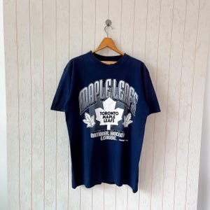 Vintage Toronto Maple Leafs tee/ vintage 1993 NHL tshirt/ vintage Trench t-shirt/ size L