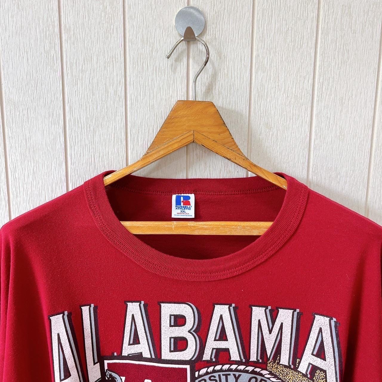 Vintage 90s Alabama Crimson Tide T-shirt: Russell Athletic XXL - Etsy