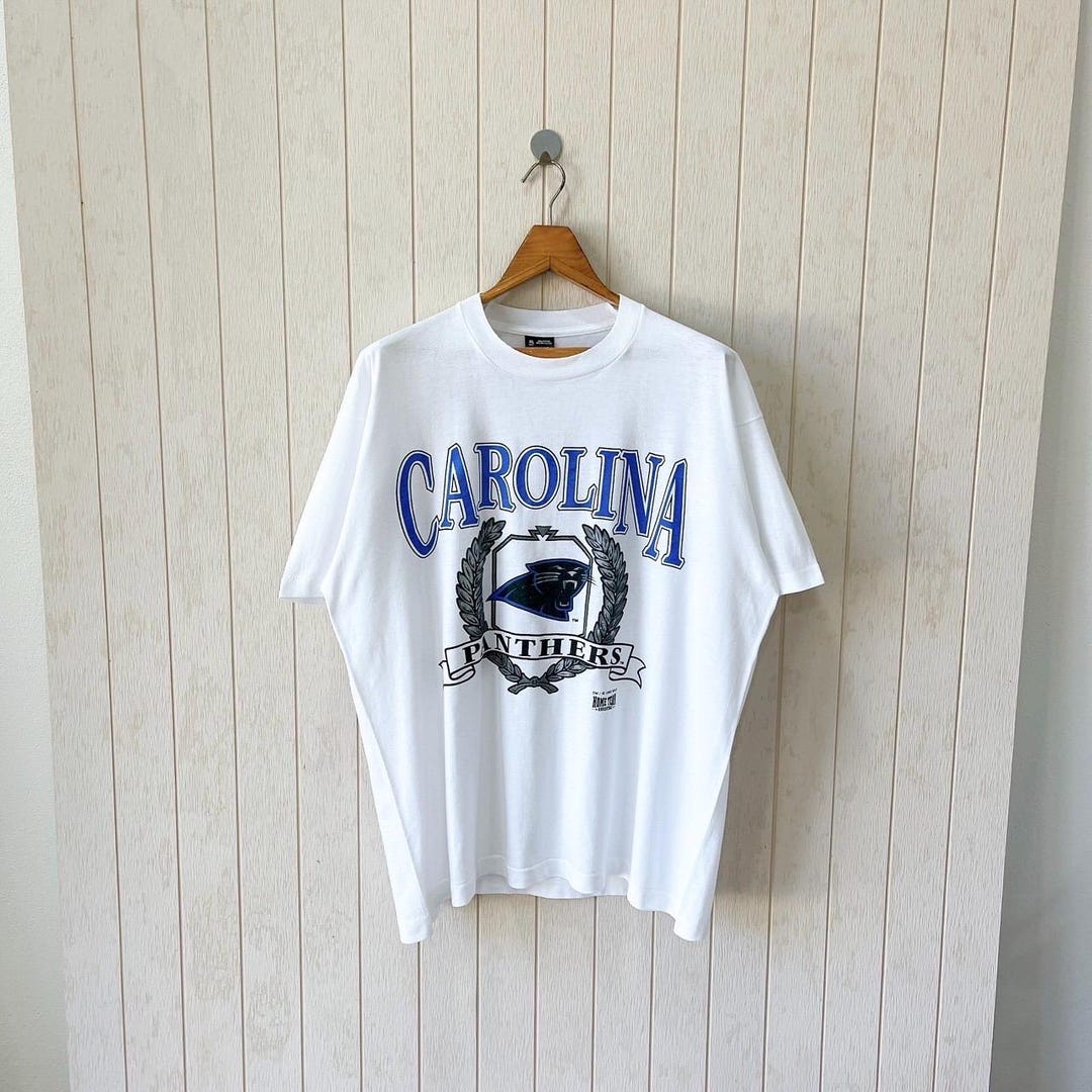 Vintage 90s Carolina Panthers T-shirt/ NFL/ Fruit of the Loom (XL