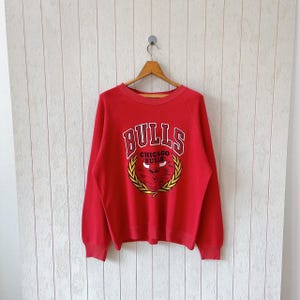 Vintage 80s Chicago Bulls sweatshirt/ vintage 1989 Bulls NBA sweatshirt/ size L