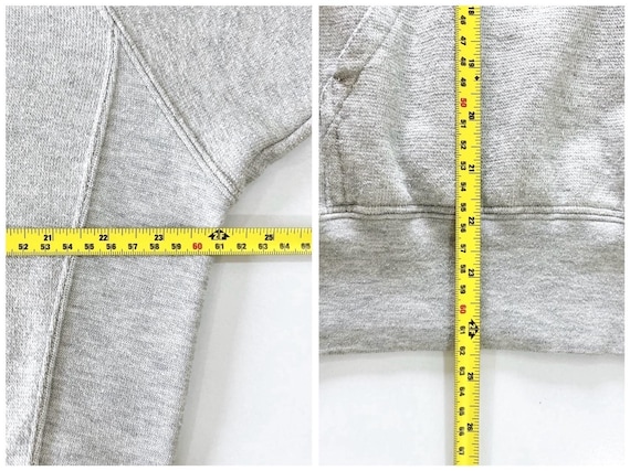 Vintage 1990s Nike Japan Hoodie/ Gray Pullover Sweatshirt/ Size L