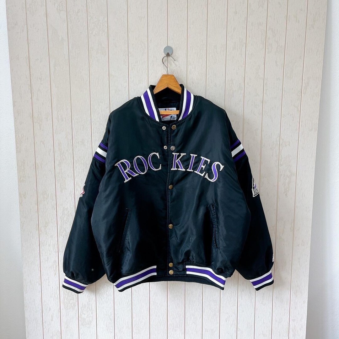 Vintage 00s Colorado Rockies MLB Jacket - Authentic Diamond