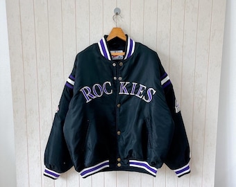 Vintage 00s Colorado Rockies MLB Jacket - Authentic Diamond