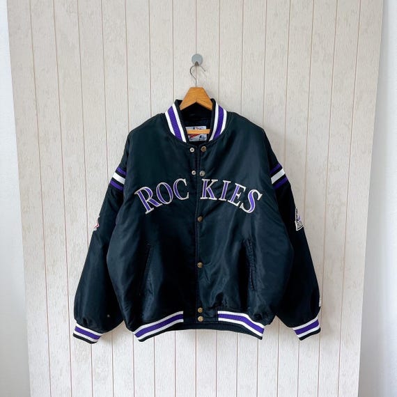 Vintage 00s Colorado Rockies MLB Jacket - Authentic Diamond