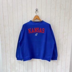 Vintage 00s Kansas sweatshirt/ vintage 00s Kansas Jayhawks sweatshirt/ vintage TSI sportswear sweatshirt/ size L