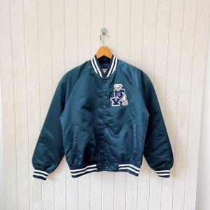 Vintage 90s Yale university jacket/ vintage Yale Bulldogs jacket/ vintage Chalk line Made in USA bomber jacket/ size M