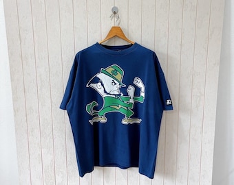 Maillot De Hockey Notre Dame Fighting Irish - Vintage Années 90, Taille L, Occasion Bon état