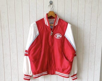 Vintage 90s San Francisco 49ers Bomber Jacket - Locker Line - Size