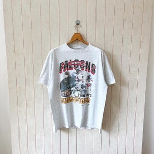 Vintage 90s Atlanta Falcons t-shirt/ vintage 1998 Falcons NFL t-shirt/ size L