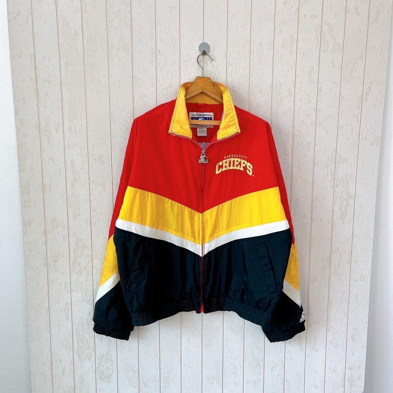 Kansas City Chiefs Starter Jacket - Etsy Kansas City Chiefs Starter Jacket - Etsy
