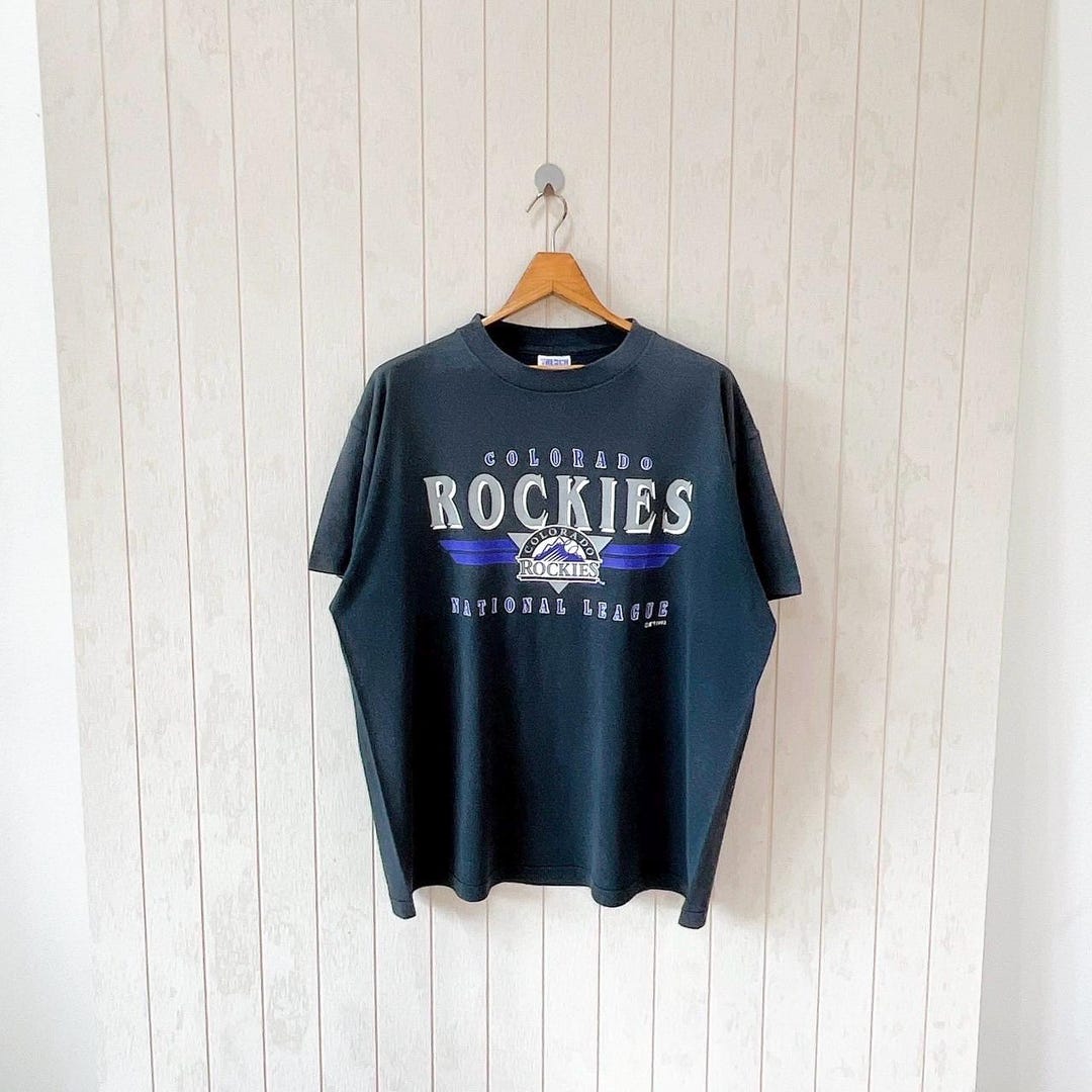 Vintage 1990s Colorado Rockies T-shirt - MLB - Trench USA/ Size XL