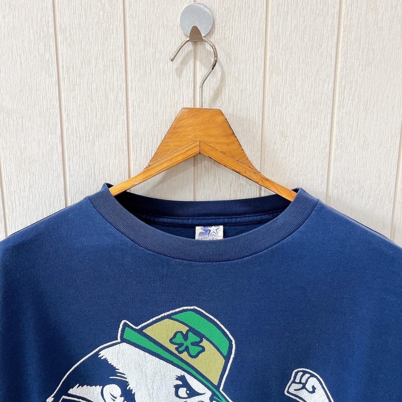 Vintage 90s Notre Dame Fighting Irish T-shirt - Starter NCAA XL - Etsy