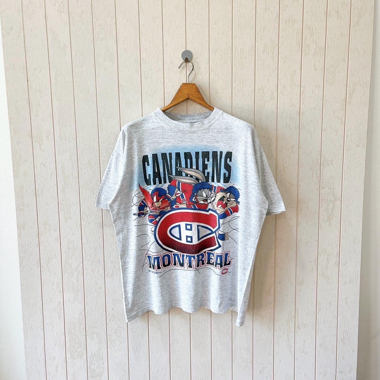 Vintage 1990s Looney Tunes X Montreal Canadiens NHL T-shirt/ Novel