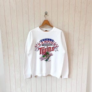Vintage 80s Minnesota Twins sweatshirt/ vintage 1986 Twins MLB sweatshirt/ vintage Screen star made in USA sweatshirt/ size L