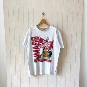 Vintage 90s Umass t-shirt/ vintage 1994 Minuteman NCAA Final four t-shirt/ vintage Nutmeg mills made in USA t-shirt/ size XL