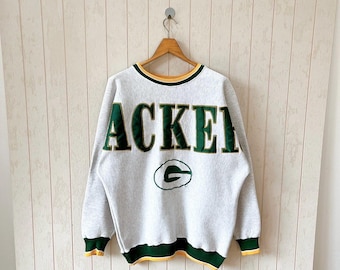 Vintage 90s Green Bay Packers sweatshirt/ vintage NFL embroidery sweatshirt/ vintage Legends Made in USA sweatshirt/ size L