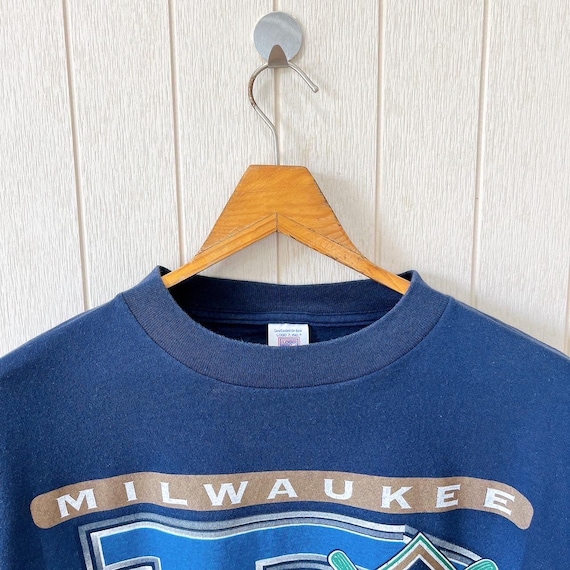 90年代ヴィンテージミルウォーキーブルワーズTシャツ：ロゴ7 MLB