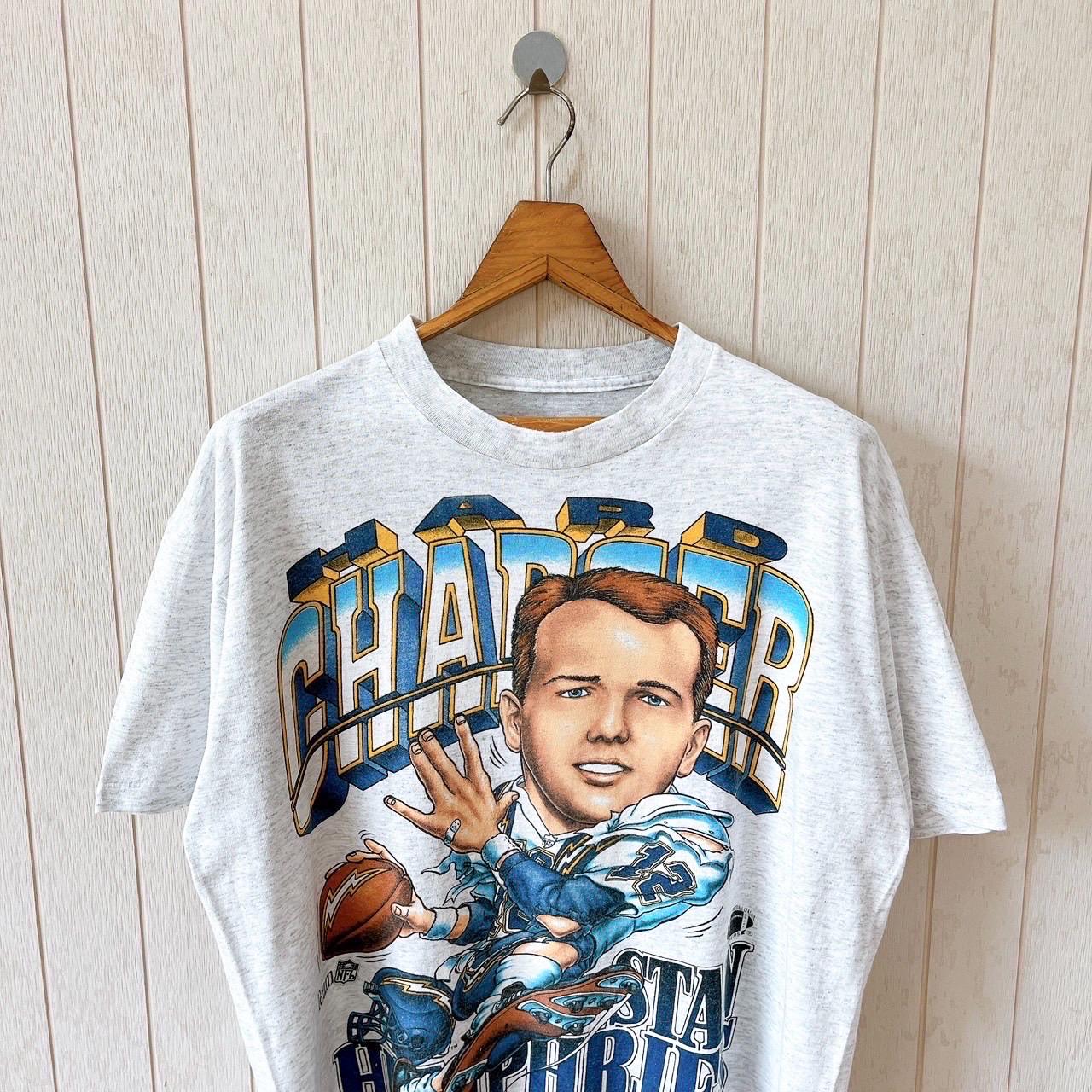 Vintage 1990s San Diego Chargers Cropped T-shirt/ Stan Humphries