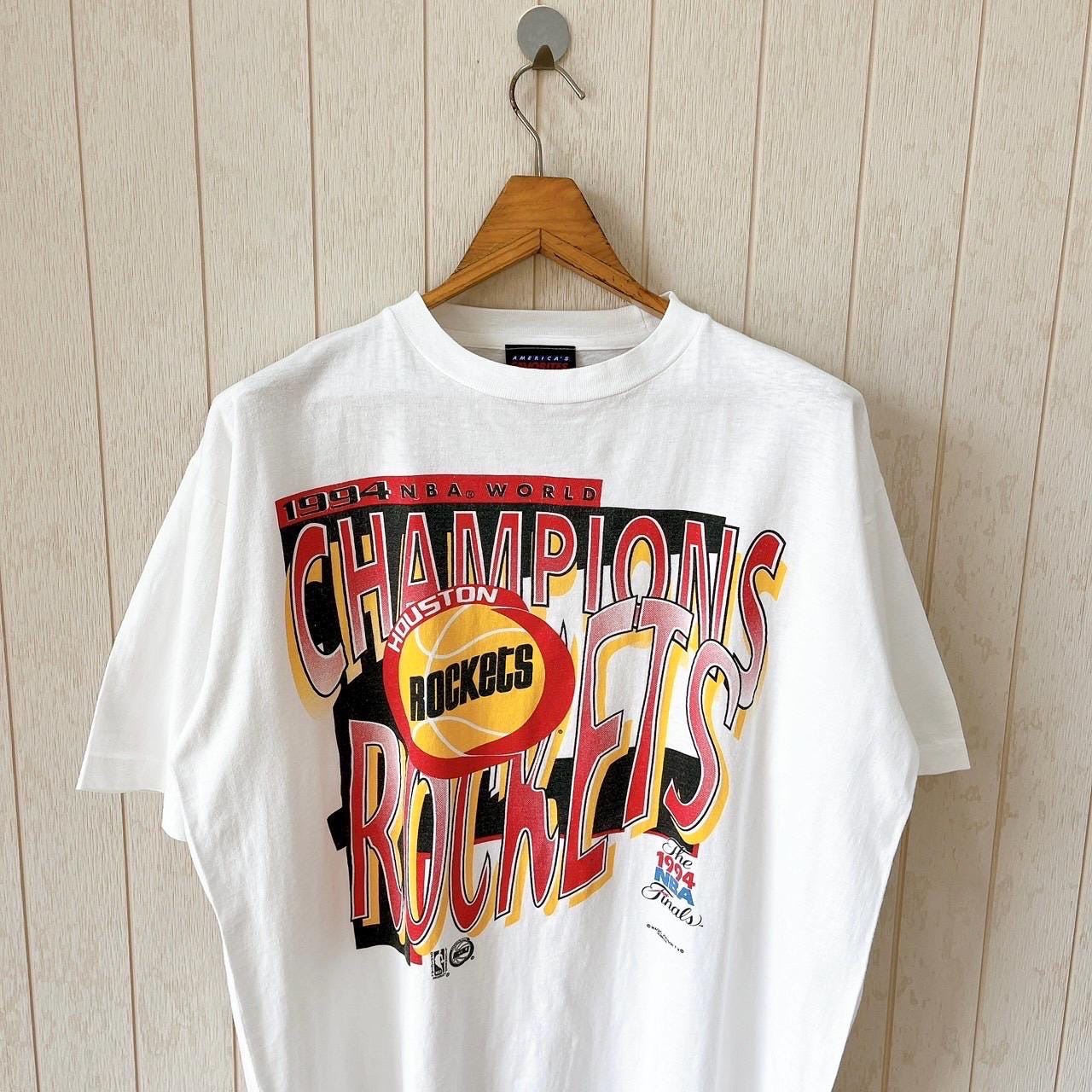 Vintage 90s Houston Rockets T-shirt: 1994 NBA Champions Tee, Size