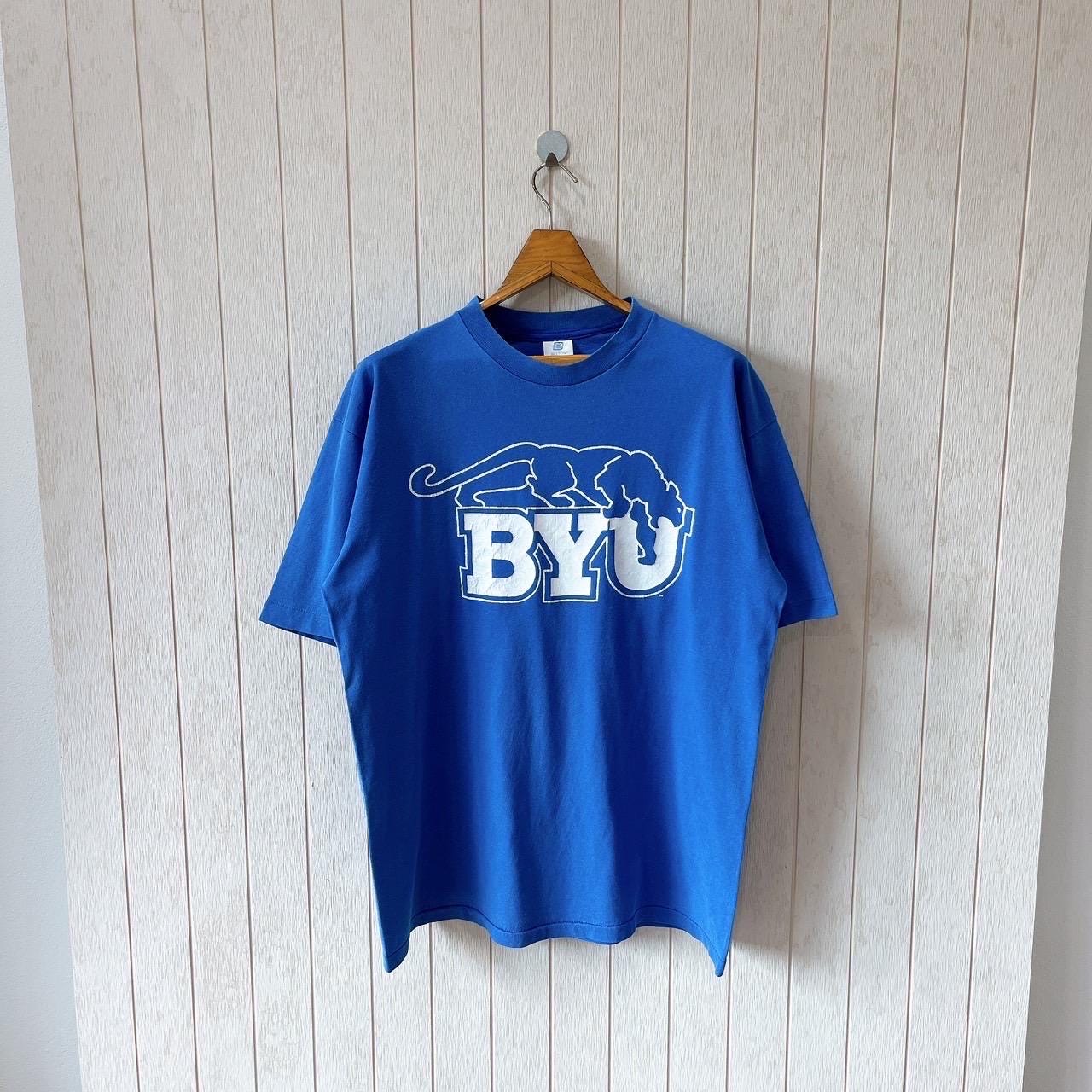 Vintage 90s Brigham Young Sweatshirt/ Vintage 90s BYU Ncaa T-shirt 