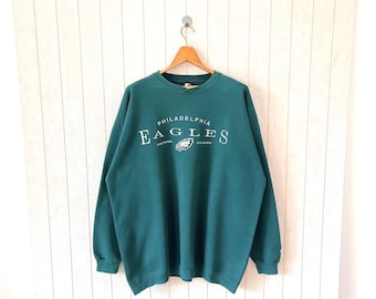 Vintage 90s Philadelphia Eagles sweatshirt/ vintage Eagles NFL sweatshirt/ vintage Starter embroidery made in USA sweatshirt/ size XL