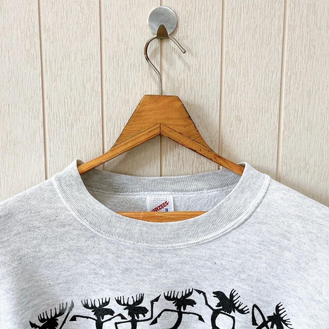 Vintage 90s Yellowstone Graphic Sweatshirt - Jerzees USA, Size 3X