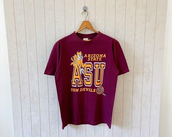 Maglietta vintage Arizona State anni '90/ASU Sun Devils/Savvy Sportswear/taglia L
