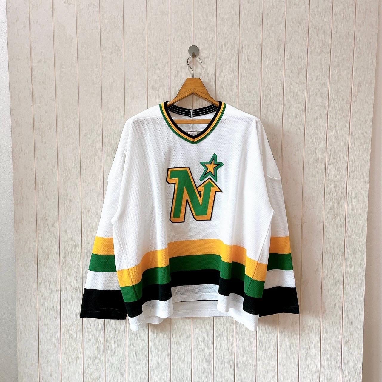80s 90s ベルギー製 USルシタノスサンモール ユニフォーム XL Vintage 90s Minnesota North Stars Maska NHL Jersey (XL) - Etsy