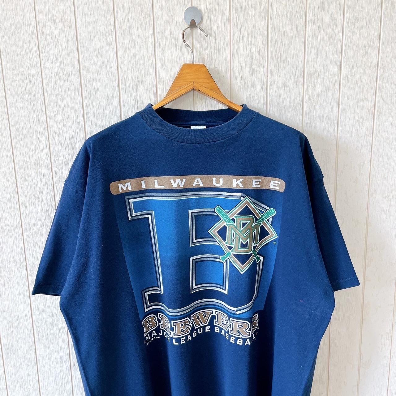 90年代ヴィンテージミルウォーキーブルワーズTシャツ：ロゴ7 MLB