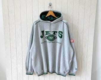 Moletom vintage dos anos 90 do New York Jets/ NFL/ Bordado/ Lee Sport/ tamanho XL
