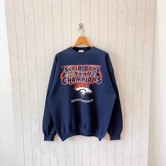 【90s USA製】LOGO7 DENVER BRONCOS スウェット Vintage 1990s Denver Broncos Sweatshirt - NFL - Tultex/ Size XL - Etsy