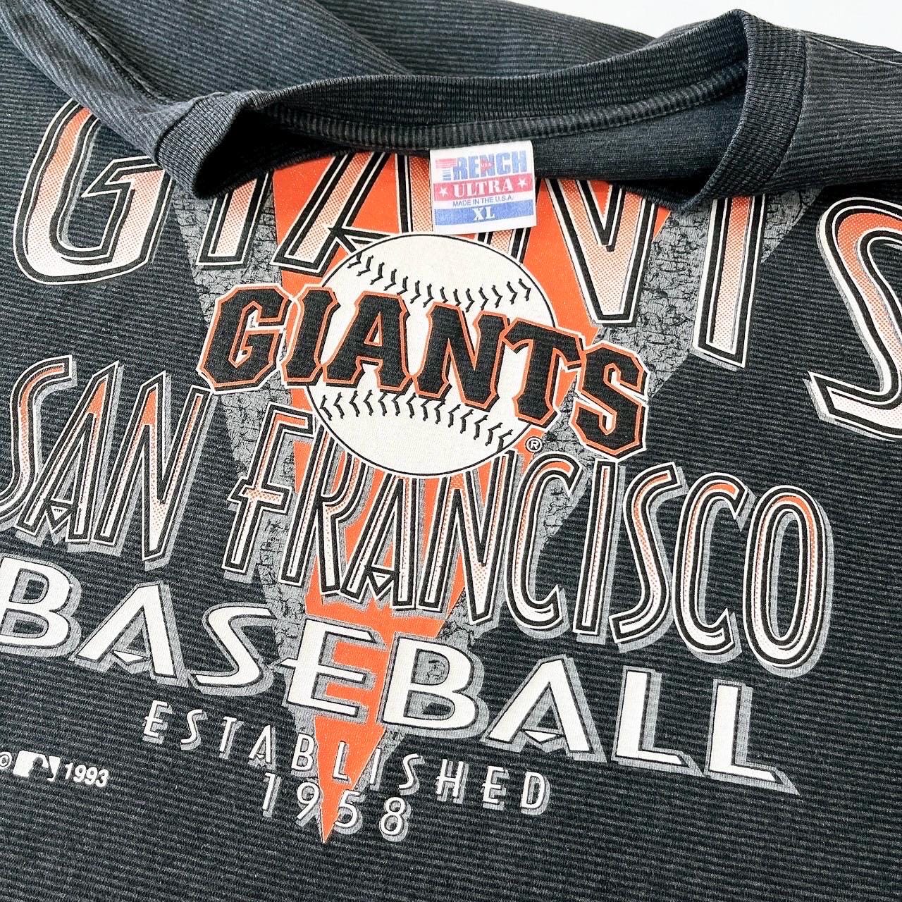 【90年代US製】MLB サンフランシスコ ジャイアンツ ジャケット ビンテージ 90年代のヴィンテージサンフランシスコジャイアンツTシャツ：MLB