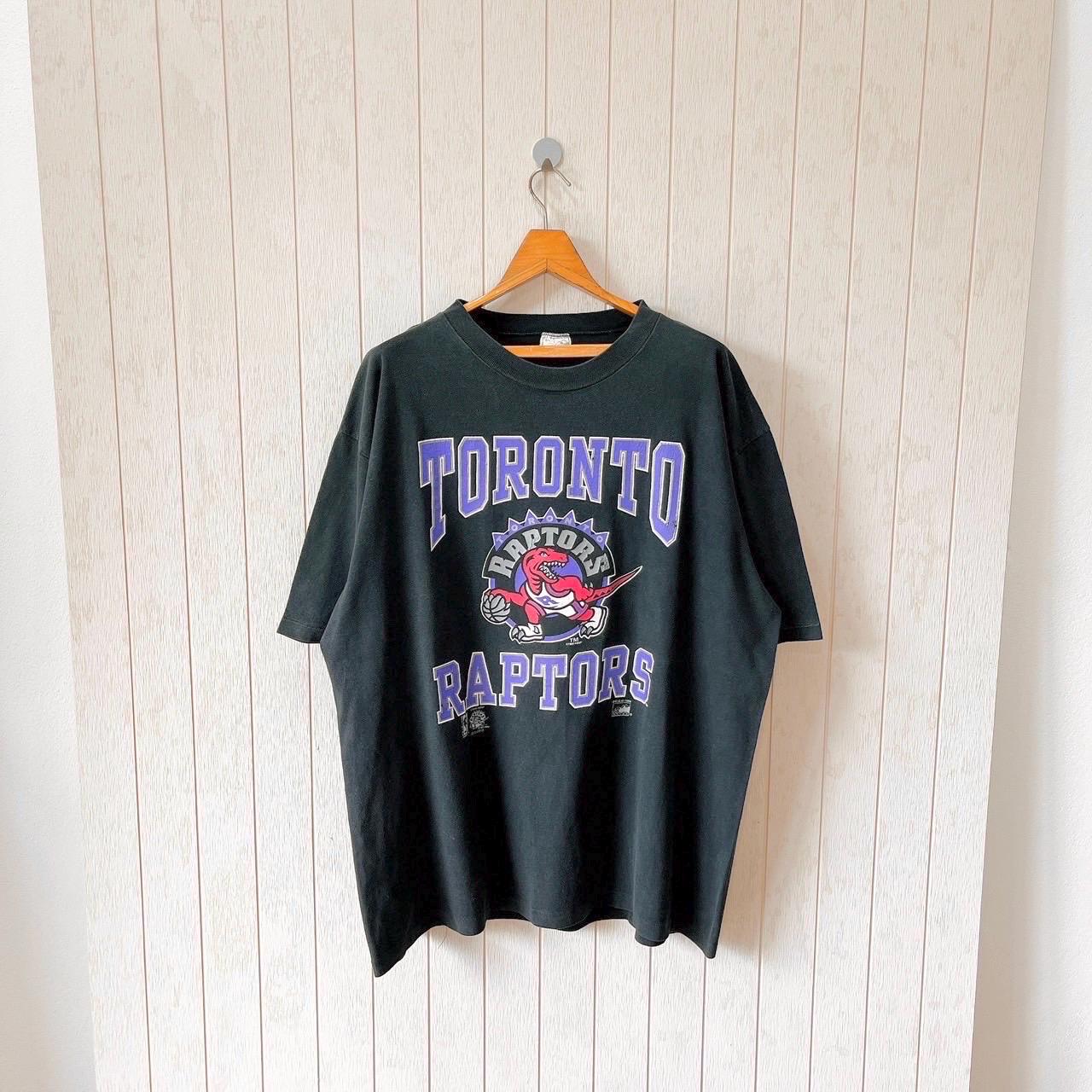 90年代ヴィンテージ トロント ラプターズ Tシャツ：ウェーブス