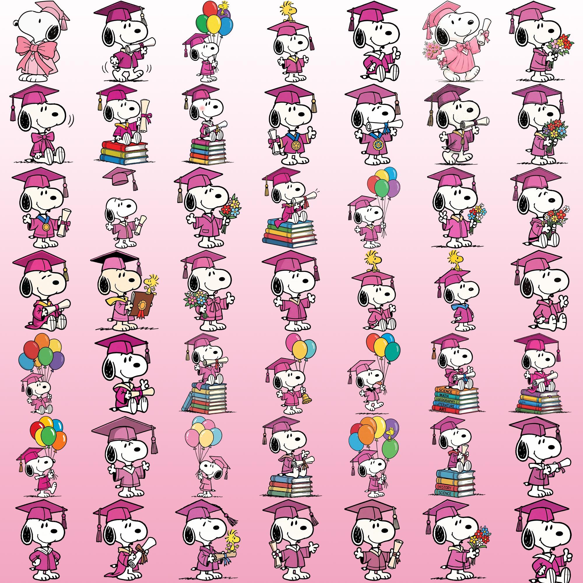 Snoopy Graduation PNG, Cute Puppy Grad Design, Class of 2026 ...