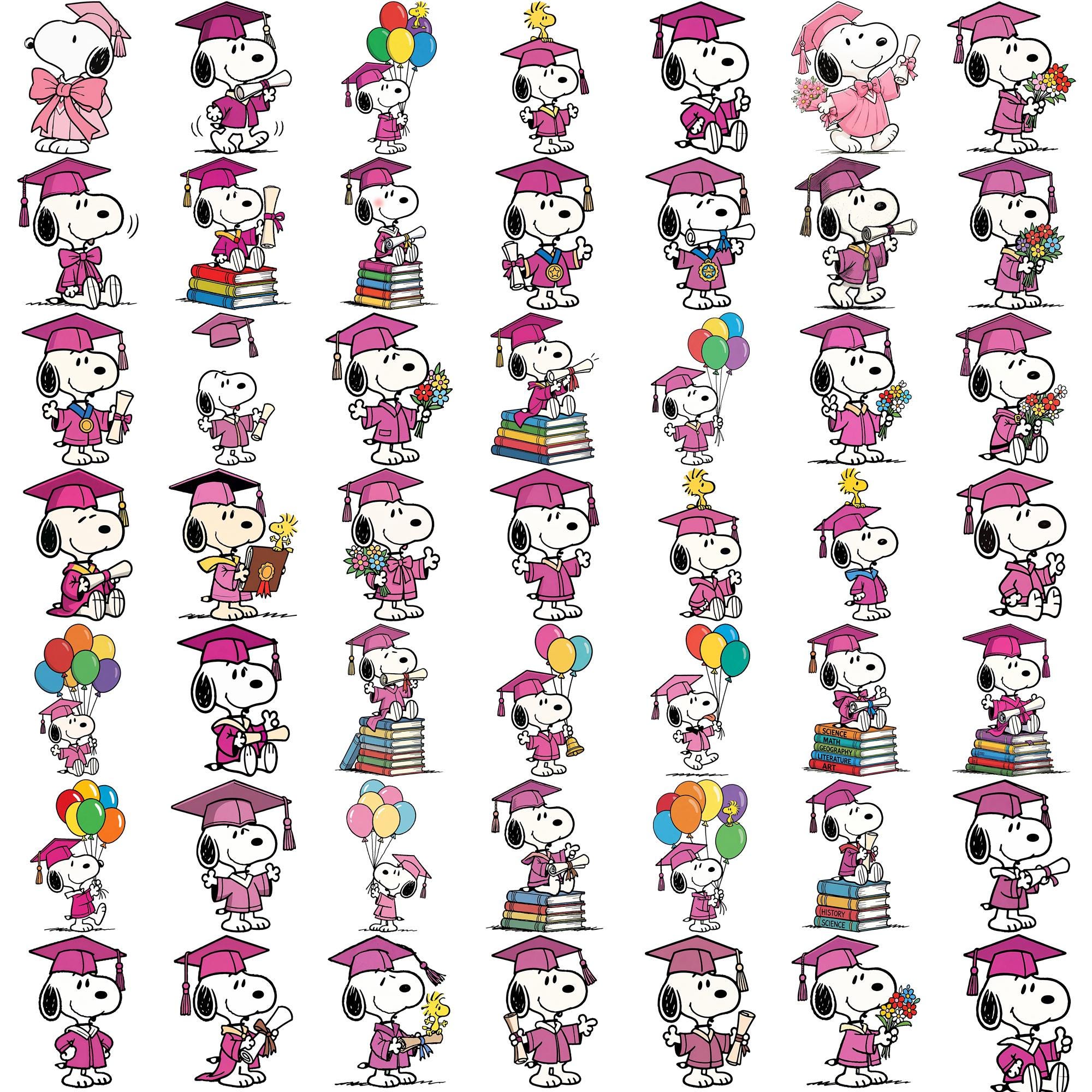 Snoopy Graduation PNG, Cute Puppy Grad Design, Class of 2026 ...