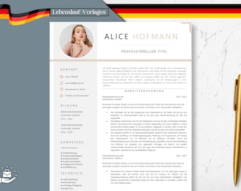 Bewerbungsvorlagen Word, Lebenslauf muster 2025 Bewerbung, Lebenslauf Vorlage MS Word + Apple Pages, Lebenslauf Deutsch Vorlagen