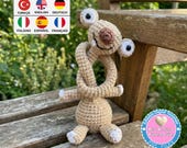 Sid the Sloth Amigurumi Pattern, PDF, Long Neck Sloth Pattern,  Ice Age Character Crochet Tutorial, Sloth Toy, Digital Download PDF