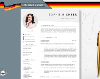 Bewerbungsvorlagen | Lebenslauf Vorlage Word und, Pages, Vorlage Lebenslauf mit foto kostenlos Deckblatt, Bewerbung, Anschreiben Anlagen