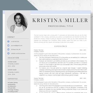 Plantilla de CV profesional en Word. Plantilla de CV profesional, diseño de CV, plantilla de CV ejecutivo, currículum vítae limpio, minimalista azul.