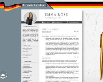 Lebenslauf Vorlage, Bewerbungsvorlage Deutsch, Moderner Lebenslauf Vorlage Word, Pages, Bewerbung, Curriculum Vitae German, CV Vorlage