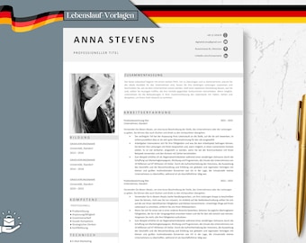 Lebenslauf, Lebenslauf Vorlage, Word, Pages Resume, Bewerbungsvorlagen, Vorlage, Curriculum Vitae, Lebenslauf Vorlage deutsch, Anschreiben