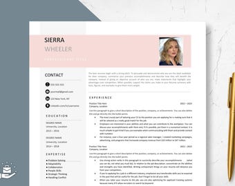 Resume Template, 3 Page, Word, Pages, CV Template, Professional Design, Executive Resume Template, Clean Curriculum Vitae, Minimalist, Free