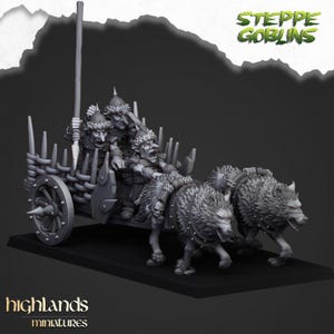 Highland Miniatures Steppe Goblins Chariot