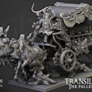 Highland Miniatures Undead Boyar Chariot