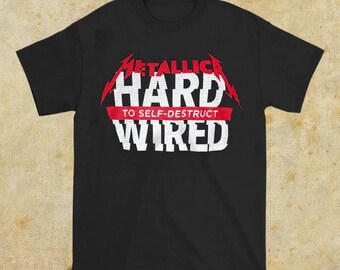 Vintage 90s ME TAL LICA Hard Wired T-shirt Bootleg Unisex Tee