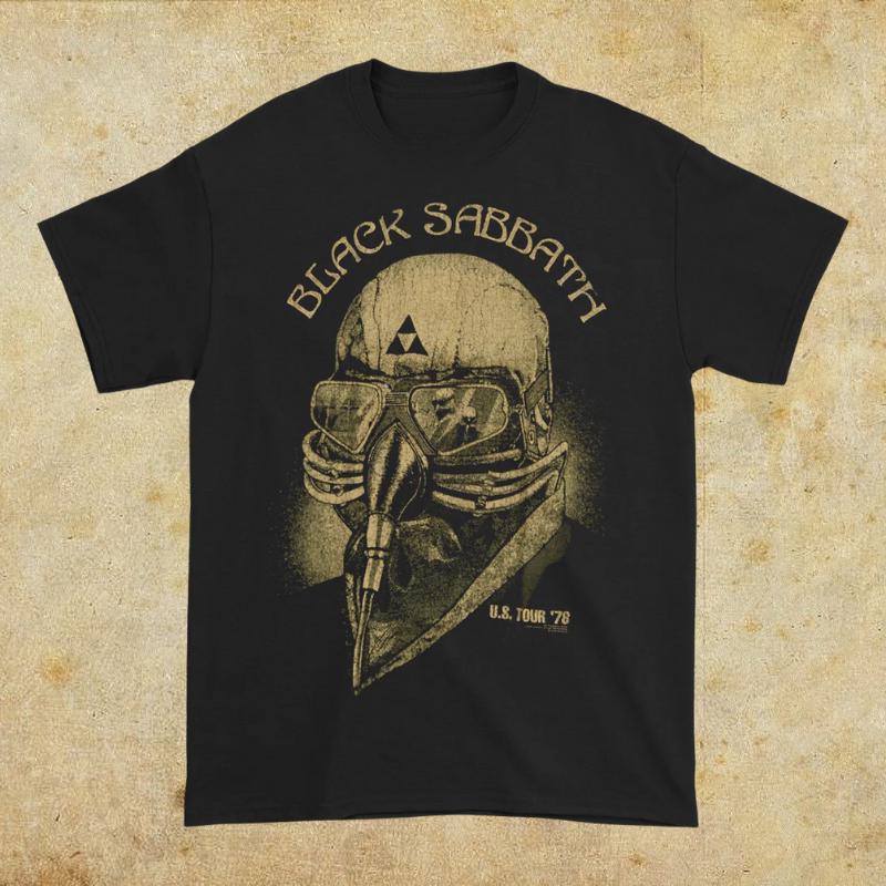 Black Sabbath T-Shirt Uomo Masters Of Reality – Maglia In Cotone Morbido, Nero, Taglie S-XXL