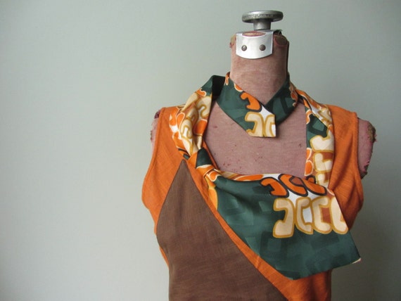 Asymmetrical Tank Top Minimalist Clothing Upcycled Neckties Etsy