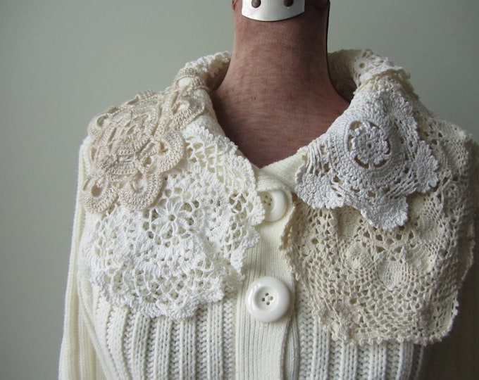 Mori Girl Cardigan Upcycled Sweater Mori Kei Clothing Shabby Etsy