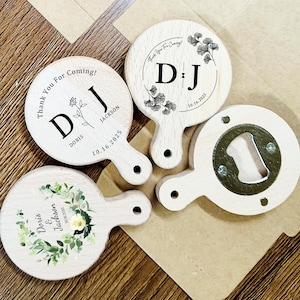 Personalized Wedding Gift, Bottle Opener Wedding Favor, Engraved Beer Bottle Opener, Wedding Favors for Guests in Bulk, Bridal Shower Favors