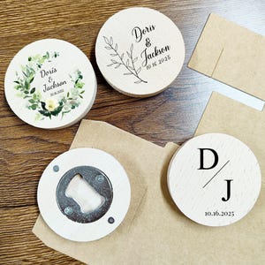 Bottle Opener Wedding Favor, Wedding Favors for Guests in Bulk, Engraved Beer Bottle Opener, Personalized Wedding Gift, Bridal Shower Favors